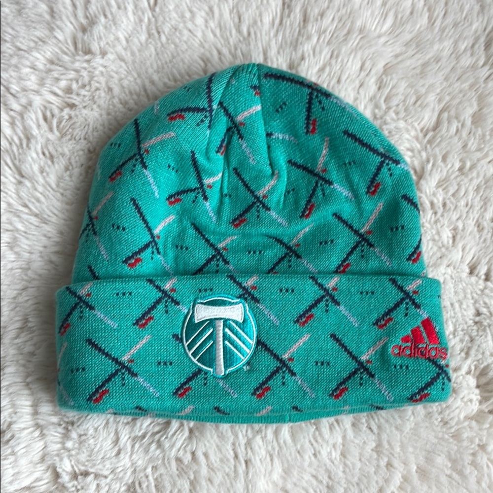 MLS Portland Timbers Adidas PDX pattern knit hat
